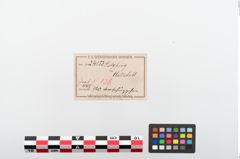 Etiketten zu Bronzeknopf (NHMW-PRAE-024153)